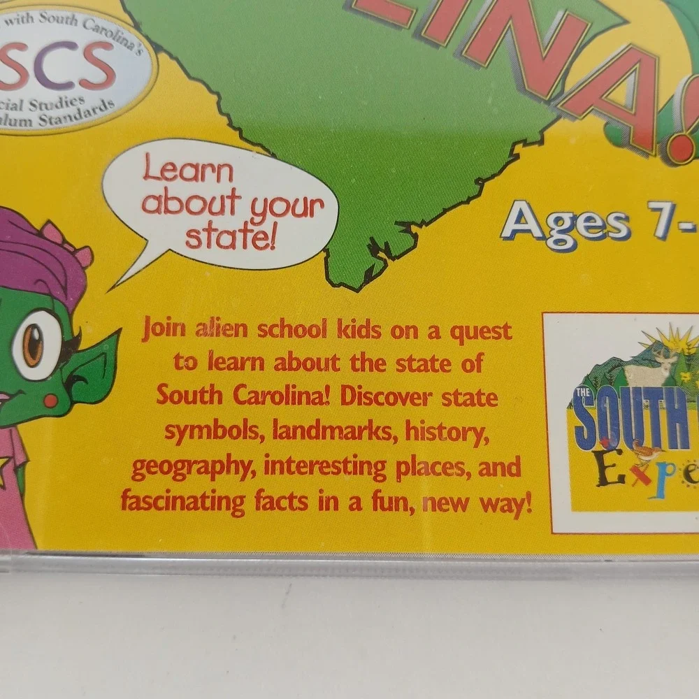 Let's Discover South Carolina Interactive Cd-rom Ages 7-14 Homeschool Elementary